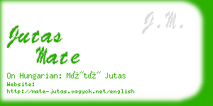 jutas mate business card